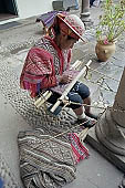 Cusco, traditional textiles weaving